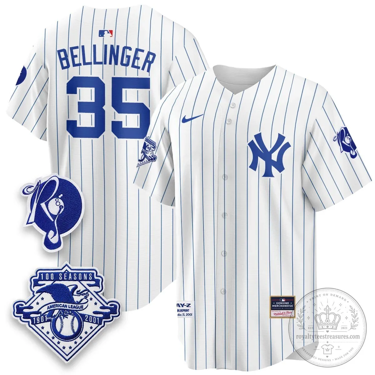 Pinstripe Baseball Jersey featuring Jay-Z and the New York Yankees 31 Pinstripe Baseball Jersey featuring Jay-Z and the New York Yankees