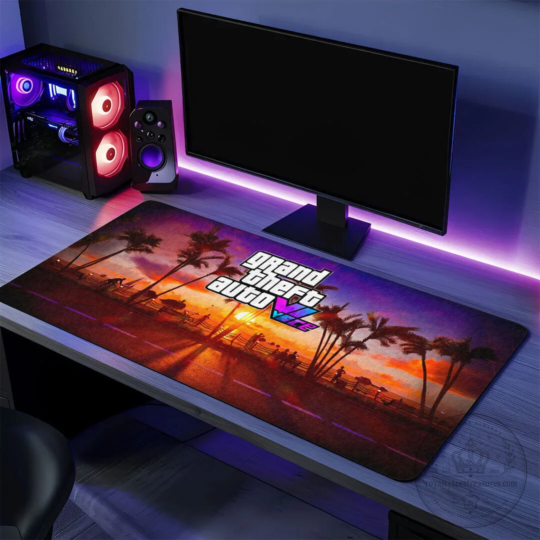 RGB Gaming Desk Mat for Grand Theft Auto VI Custom Setup 9 RGB Gaming Desk Mat for Grand Theft Auto VI Custom Setup