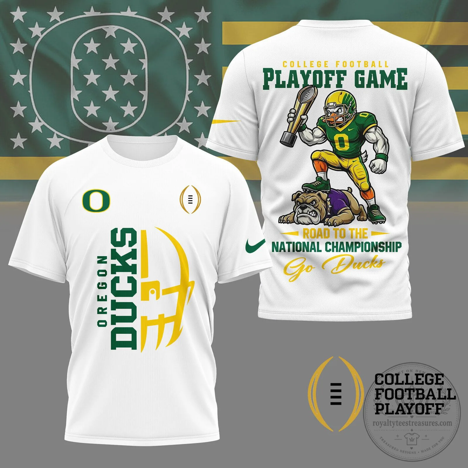 Oregon Ducks College Football Playoff Game T-Shirt