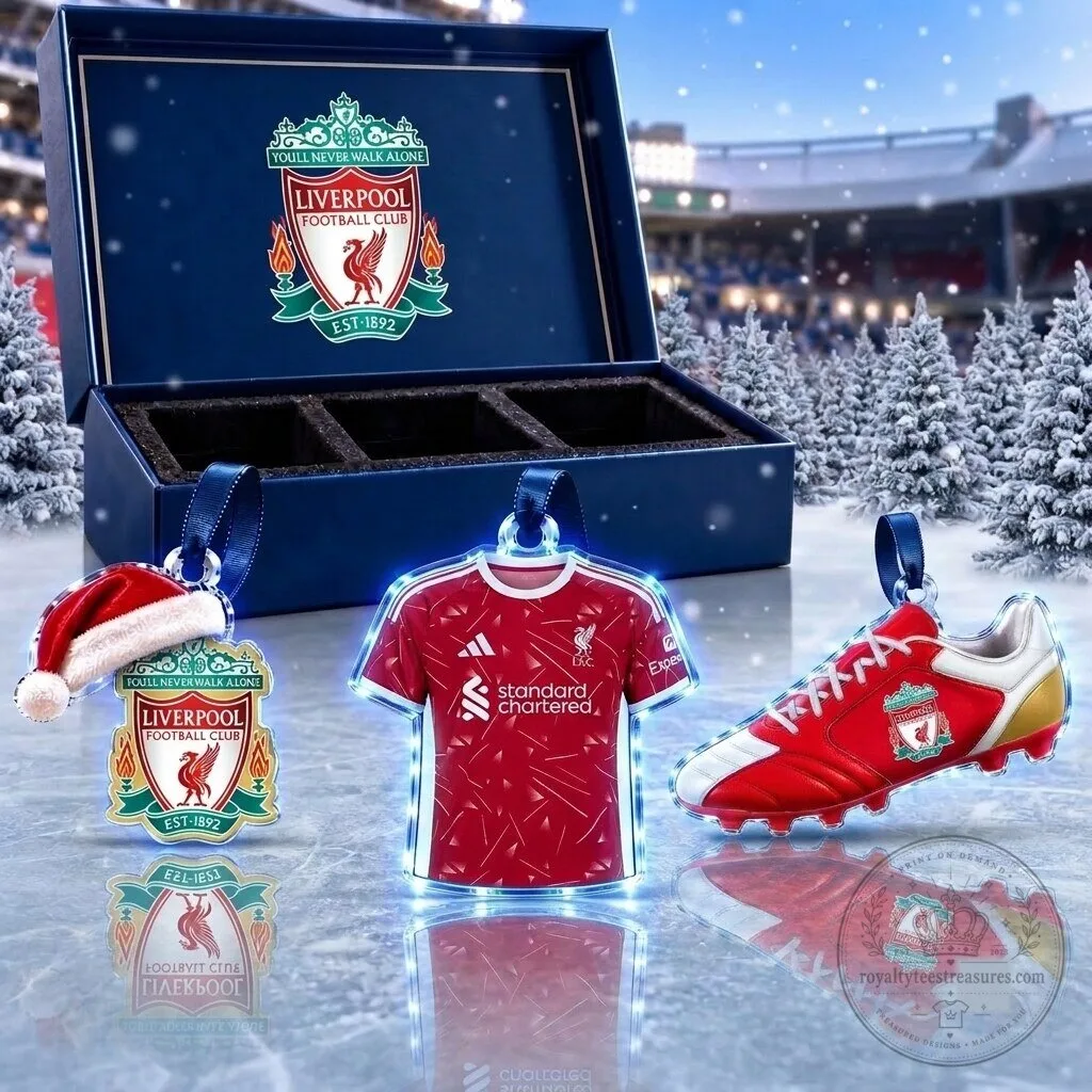 Liverpool Football Club Christmas Ornament Set