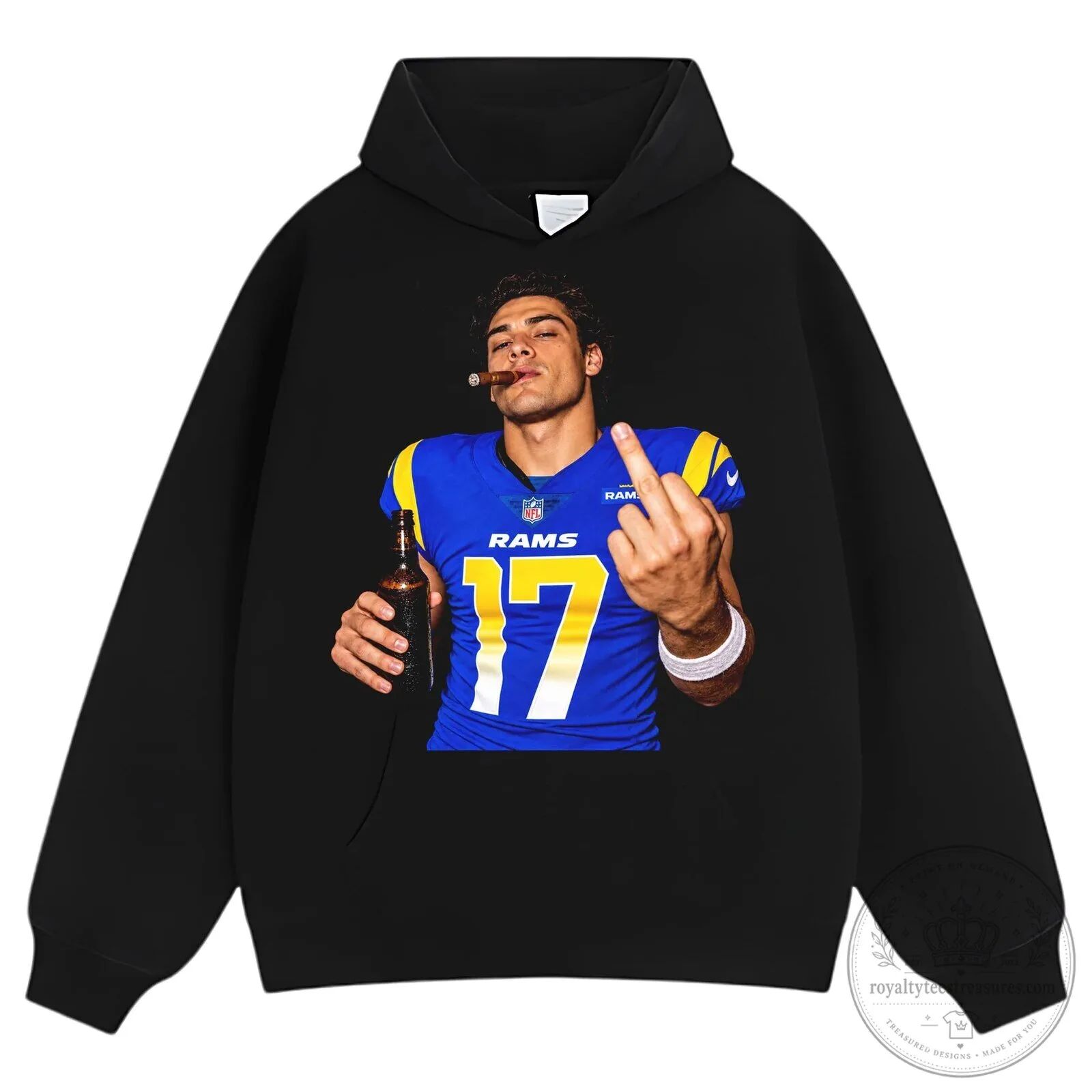 Puka Nacua Flipping It Los Angeles Rams Football T-Shirt 9 Puka Nacua Flipping It Los Angeles Rams Football T-Shirt