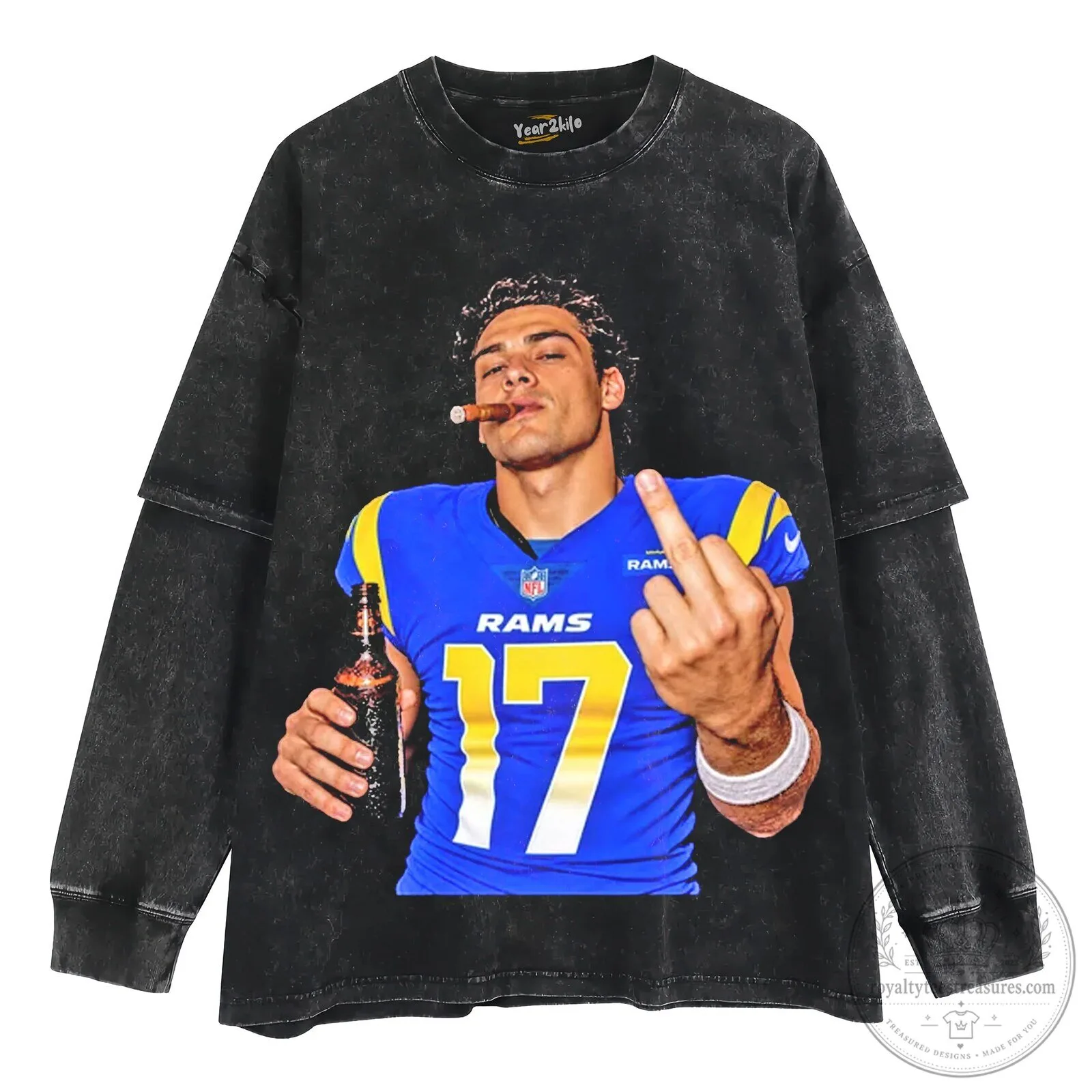 Puka Nacua Flipping It Los Angeles Rams Football T-Shirt 13 Puka Nacua Flipping It Los Angeles Rams Football T-Shirt
