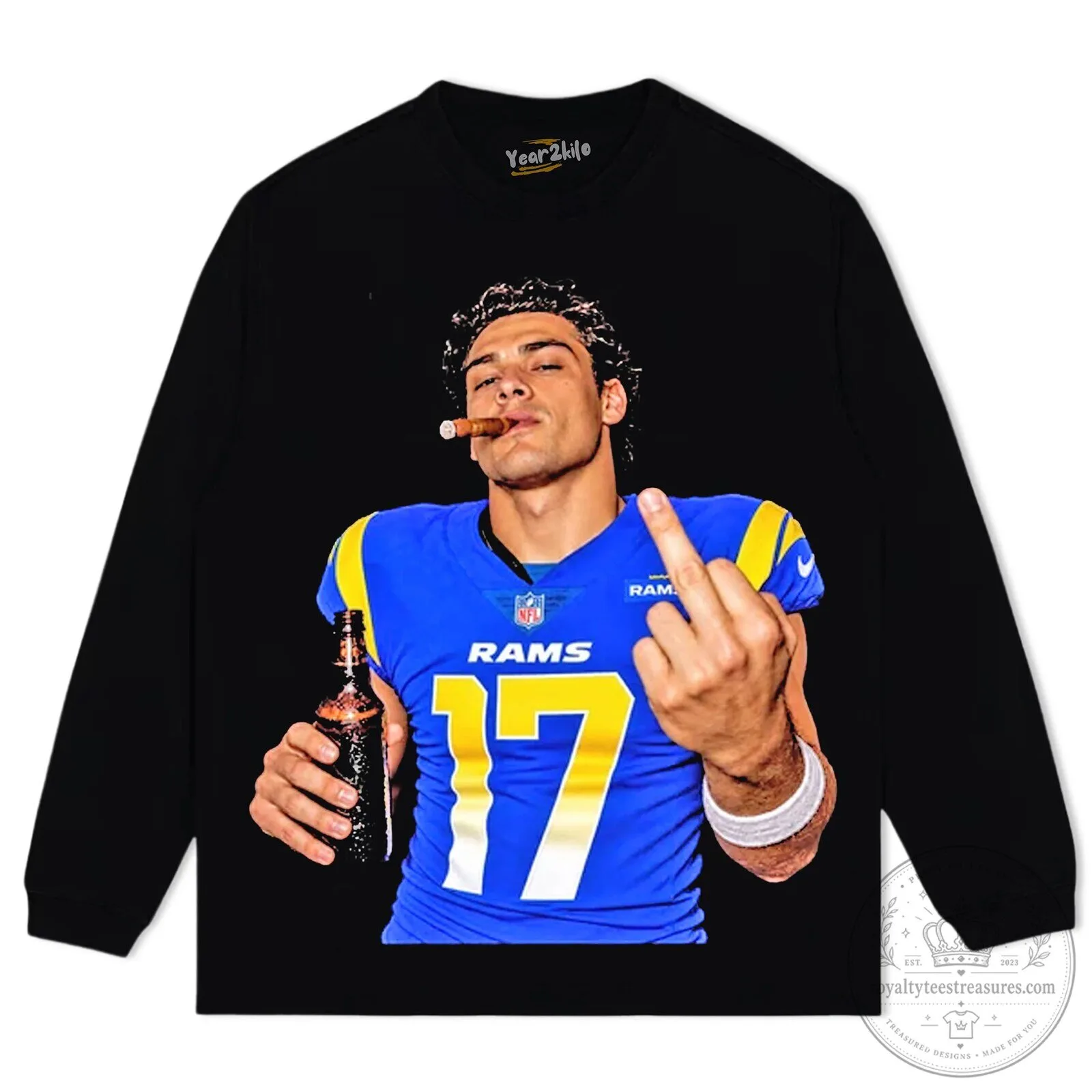 Puka Nacua Flipping It Los Angeles Rams Football T-Shirt 14 Puka Nacua Flipping It Los Angeles Rams Football T-Shirt