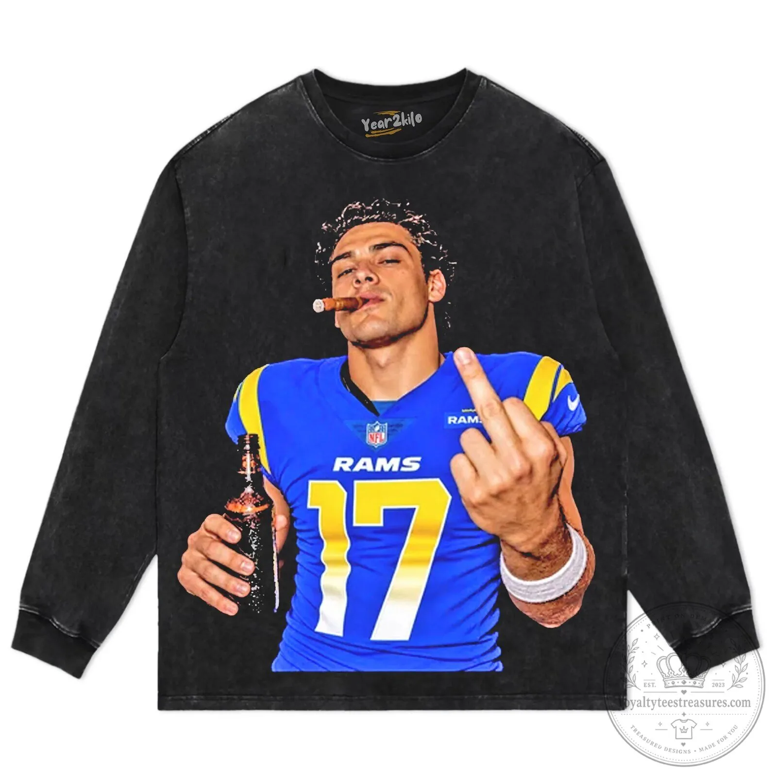 Puka Nacua Flipping It Los Angeles Rams Football T-Shirt 15 Puka Nacua Flipping It Los Angeles Rams Football T-Shirt