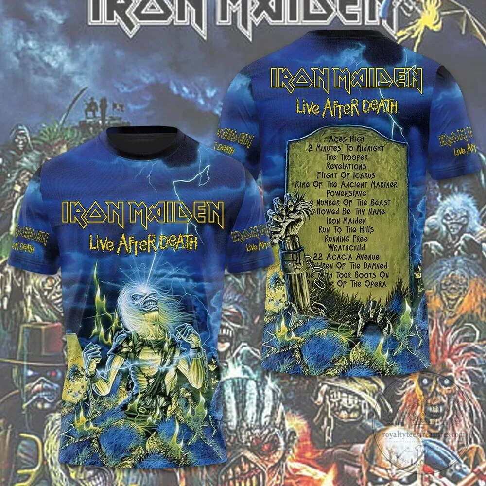 Iron Maiden Live After Death Album Art T-Shirt
