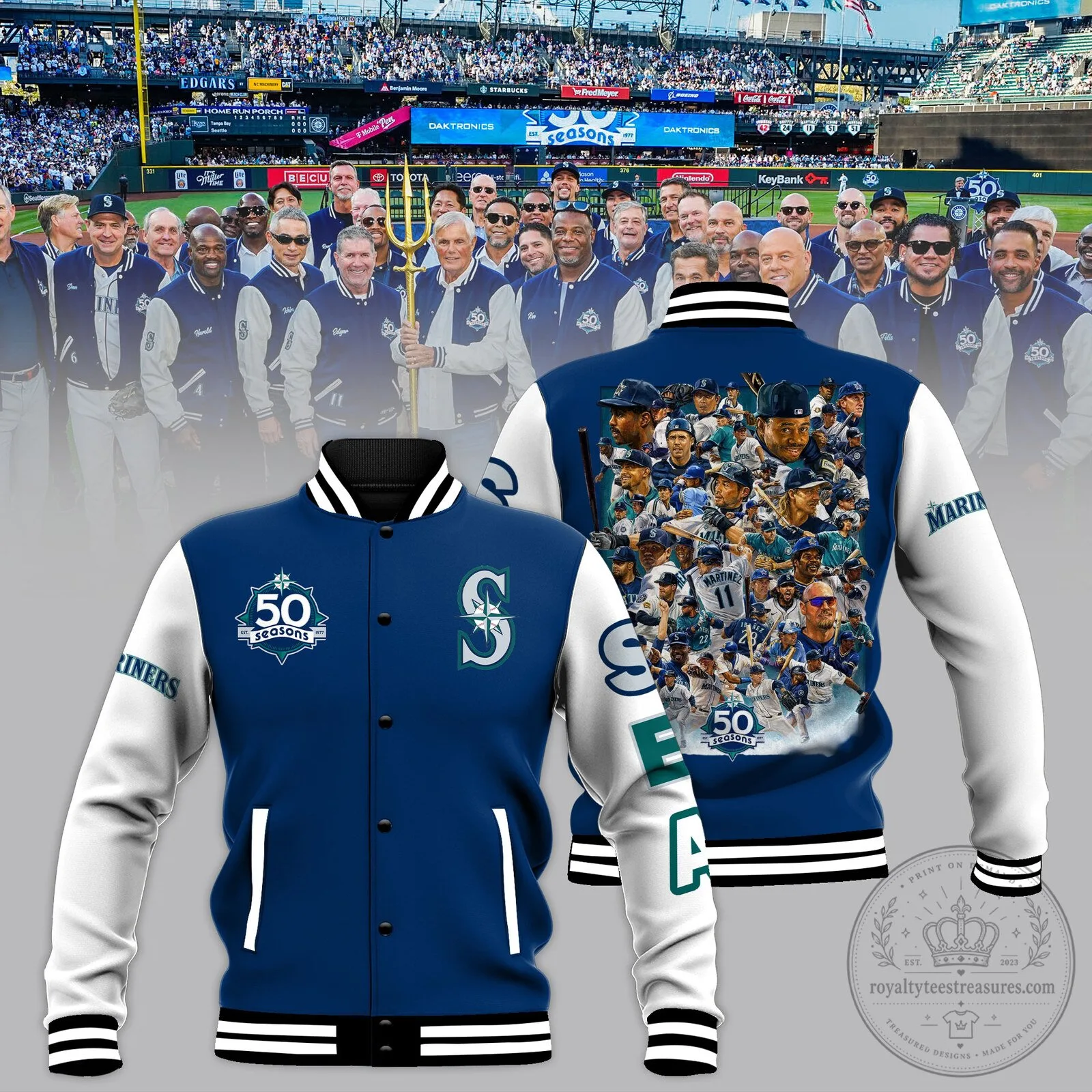 Seattle Mariners 50 Seasons Baseball Jacket - Limited Edition Collection