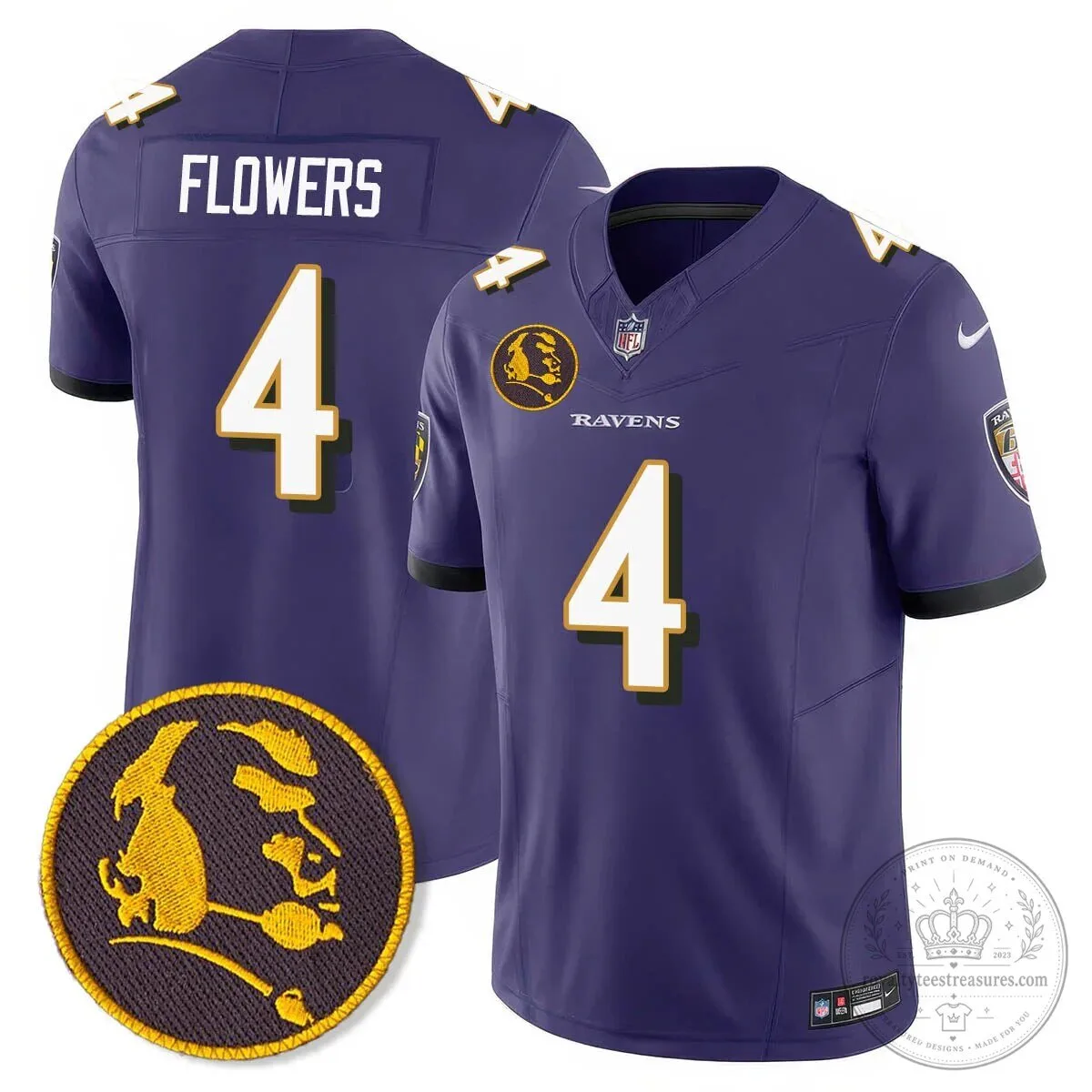 Baltimore Ravens Lamar Jackson John Madden Patch Black Football Jersey 42 Baltimore Ravens Lamar Jackson John Madden Patch Black Football Jersey