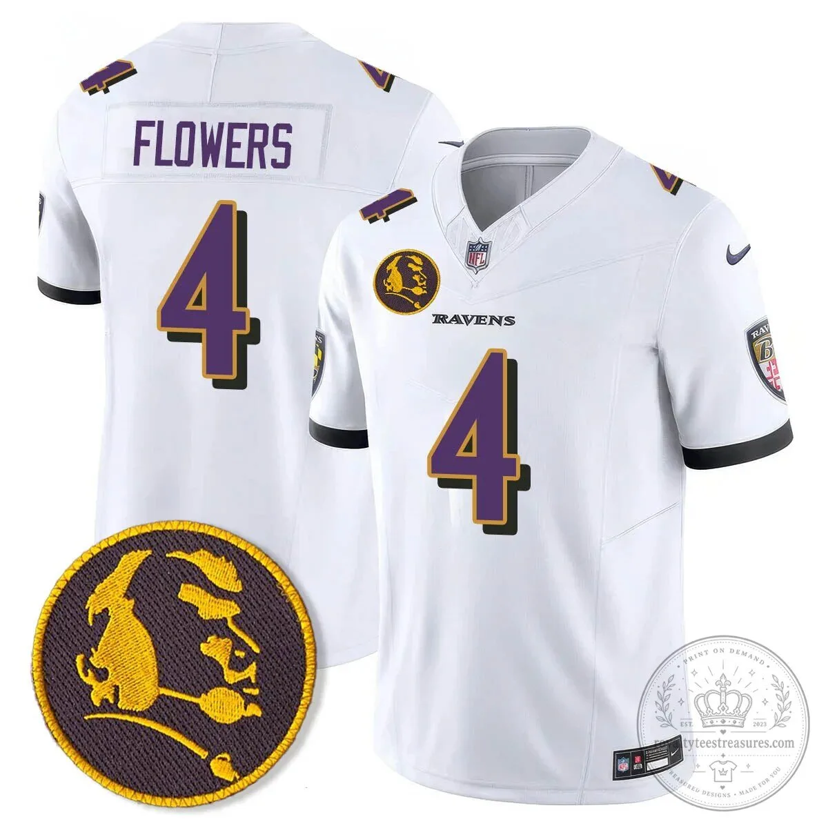 Baltimore Ravens Lamar Jackson John Madden Patch Black Football Jersey 55 Baltimore Ravens Lamar Jackson John Madden Patch Black Football Jersey