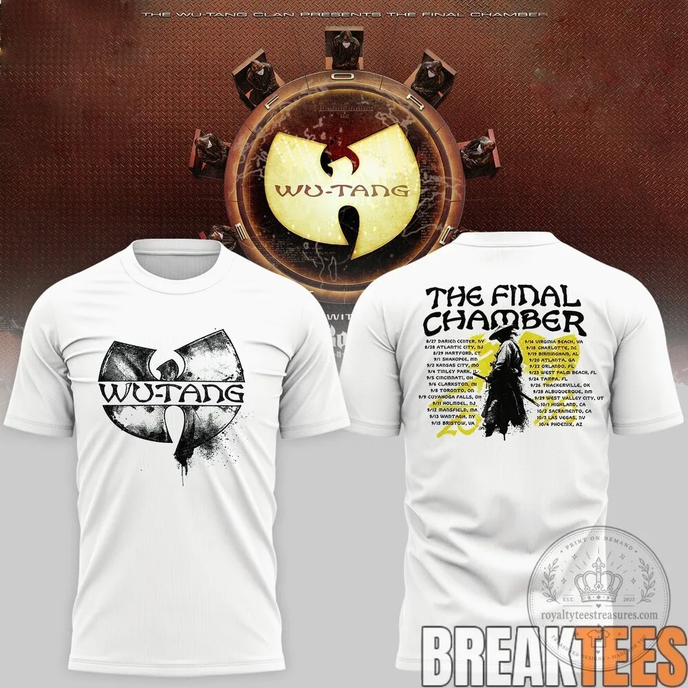 Wu-Tang Clan The Final Chamber 2026 North America Tour Samurai T-Shirt