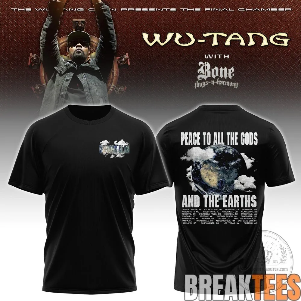 Wu-Tang Clan The Final Chamber 2026 North America Tour Samurai T-Shirt