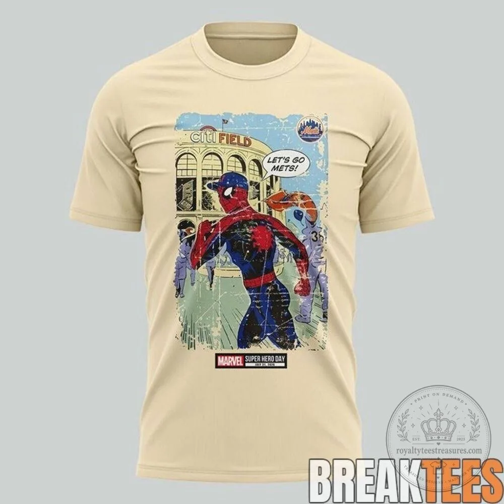 New York Mets Spider-Man Night Marvel Super Hero Day T-Shirt 4 New York Mets Spider-Man Night Marvel Super Hero Day T-Shirt