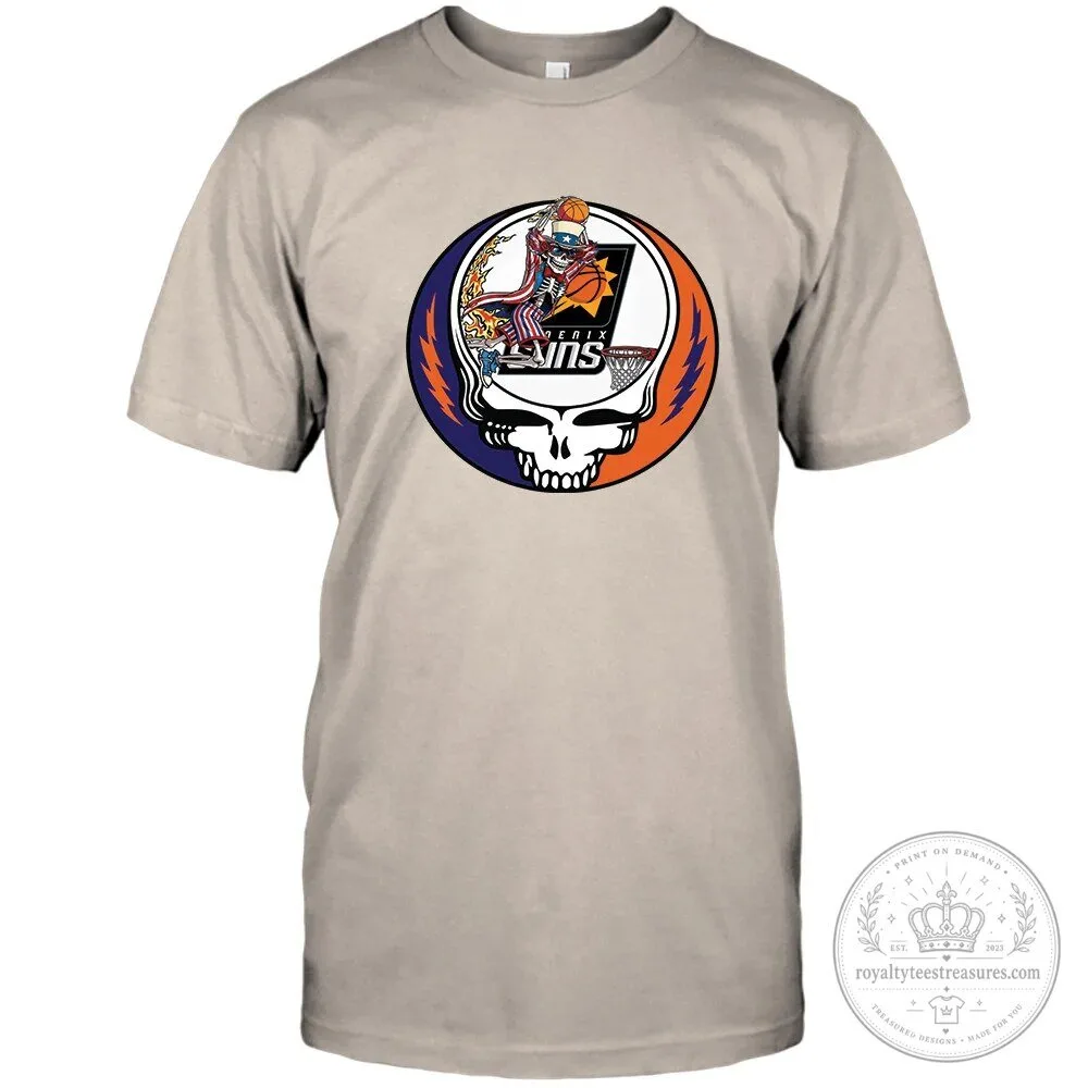 Phoenix Suns Grateful Dead Steal Your Face Basketball T-Shirt
