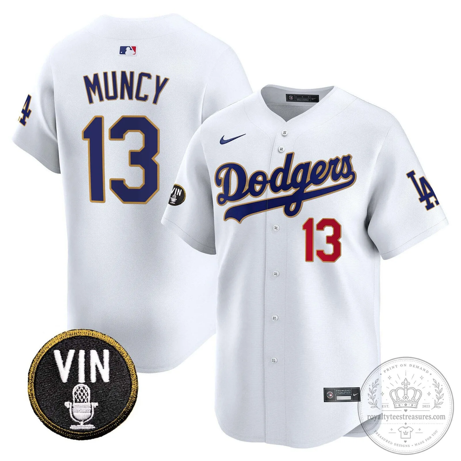 Los Angeles Dodgers Shohei Ohtani Number 17 White Baseball Jersey 46 Los Angeles Dodgers Shohei Ohtani Number 17 White Baseball Jersey