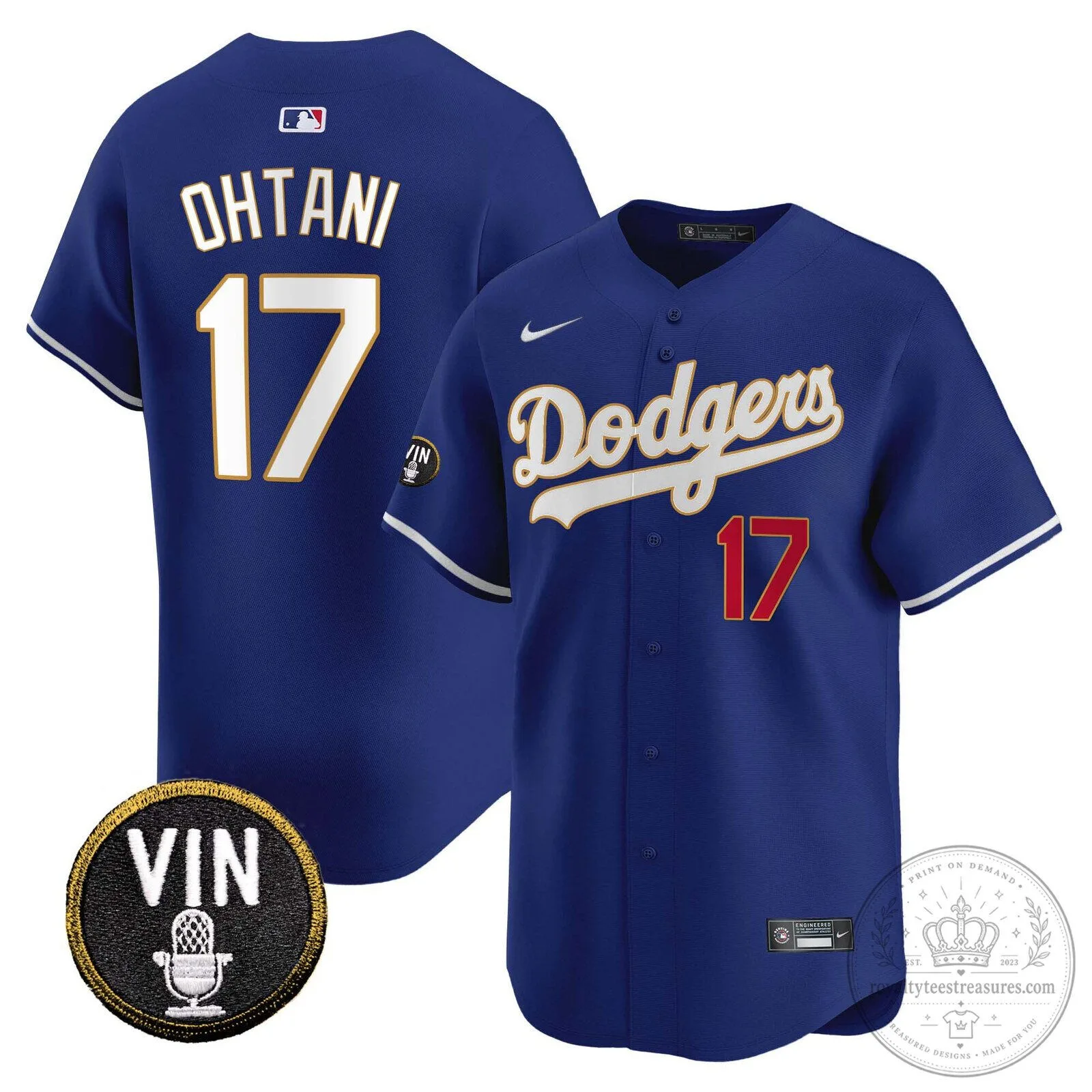 Los Angeles Dodgers Shohei Ohtani Number 17 White Baseball Jersey 50 Los Angeles Dodgers Shohei Ohtani Number 17 White Baseball Jersey