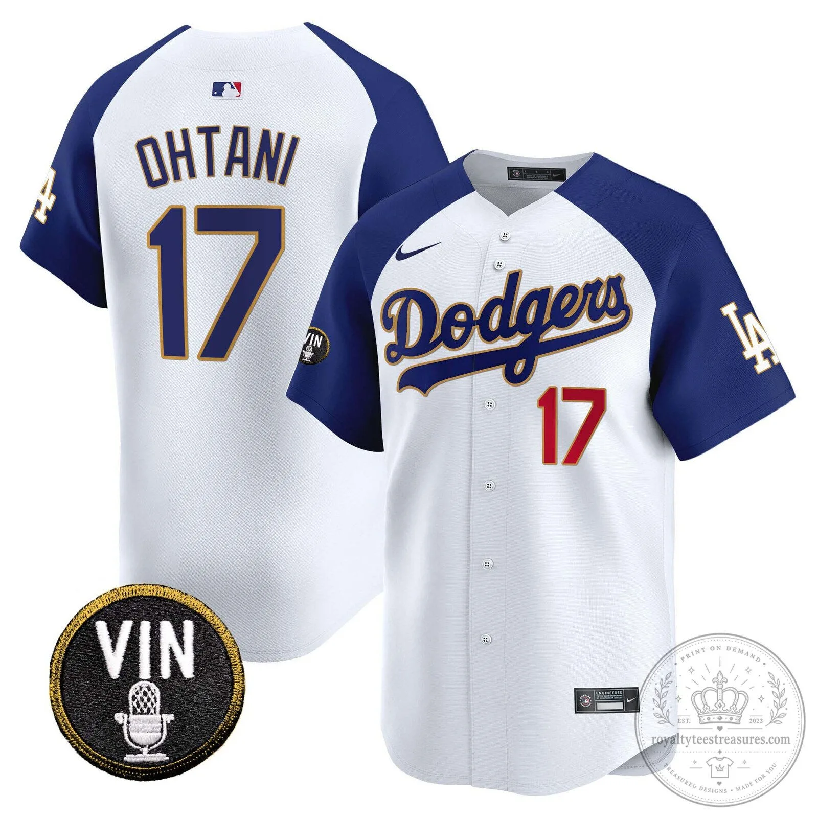 Los Angeles Dodgers Shohei Ohtani Number 17 White Baseball Jersey 60 Los Angeles Dodgers Shohei Ohtani Number 17 White Baseball Jersey