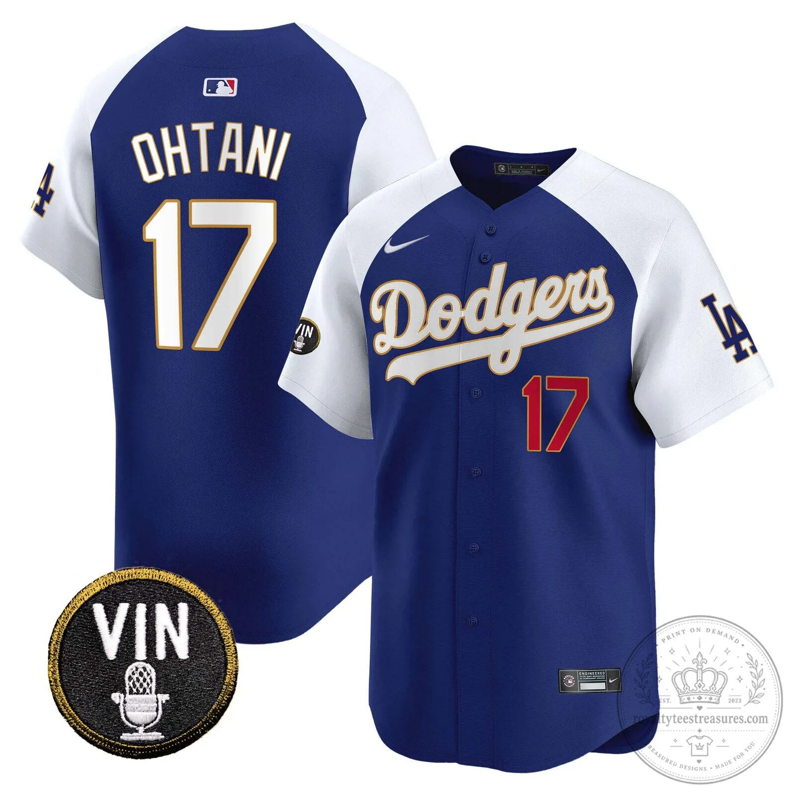 Los Angeles Dodgers Shohei Ohtani Number 17 White Baseball Jersey 70 Los Angeles Dodgers Shohei Ohtani Number 17 White Baseball Jersey