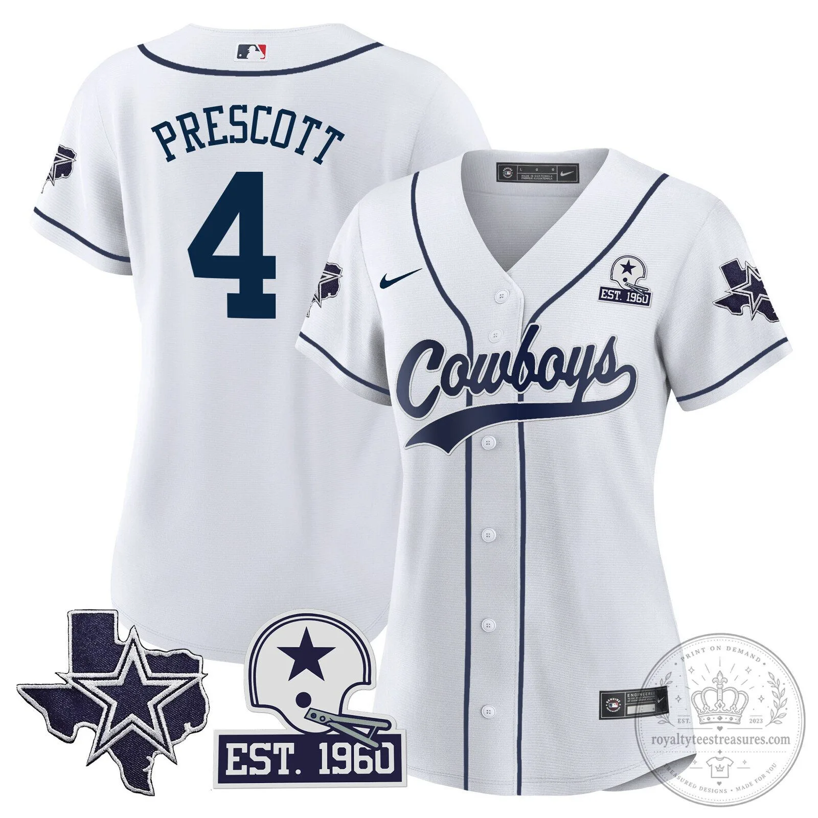 Dallas Cowboys Micah Parsons Baseball Jersey 41 Dallas Cowboys Micah Parsons Baseball Jersey