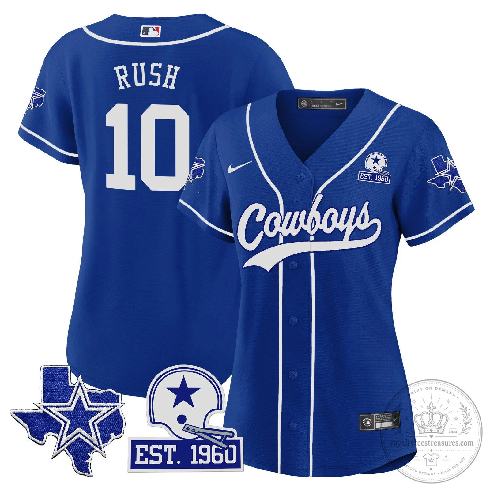 Dallas Cowboys Micah Parsons Baseball Jersey 69 Dallas Cowboys Micah Parsons Baseball Jersey