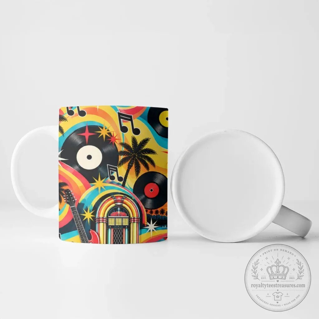 Baby Boomers Generation Vintage Retro Classic Car And Vinyl Records Nostalgia Mug 8 Baby Boomers Generation Vintage Retro Classic Car And Vinyl Records Nostalgia Mug