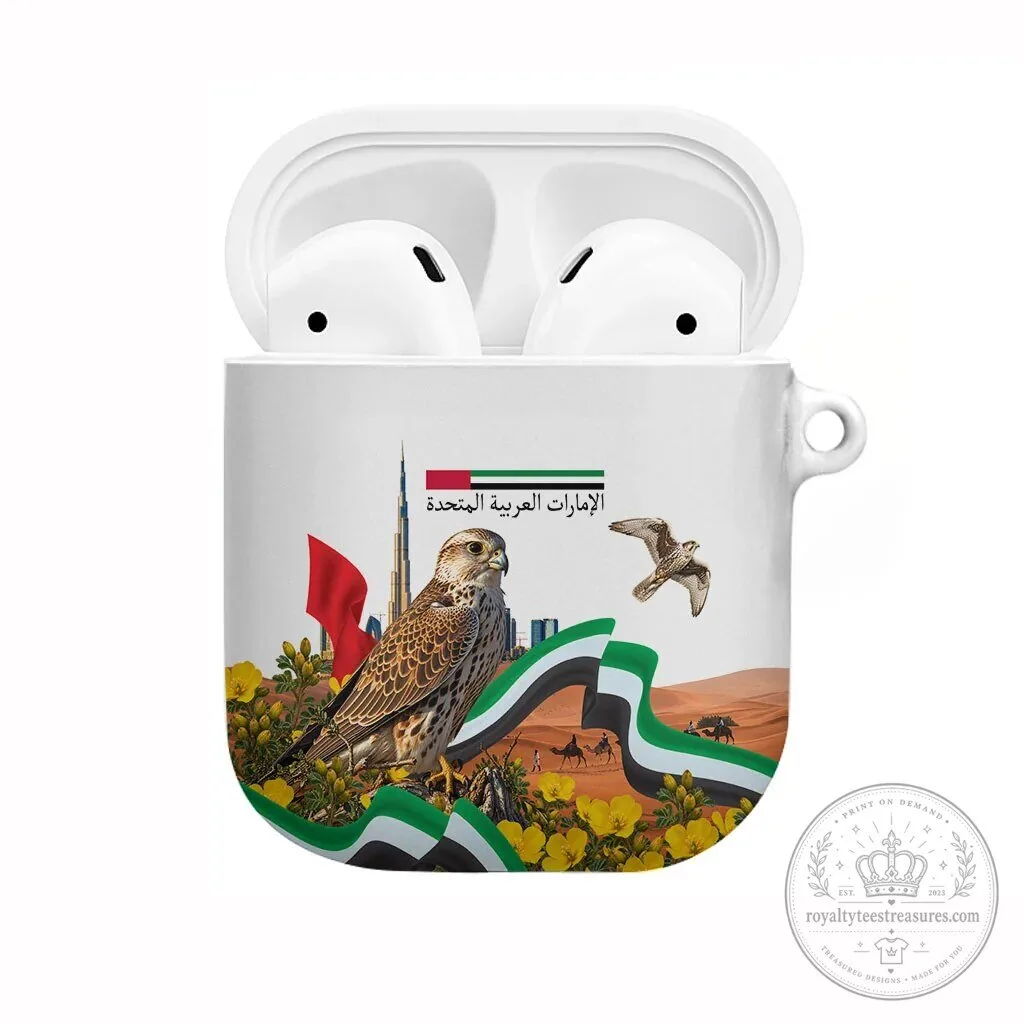 United Arab Emirates National Day Falcon Burj Khalifa AirPods Case
