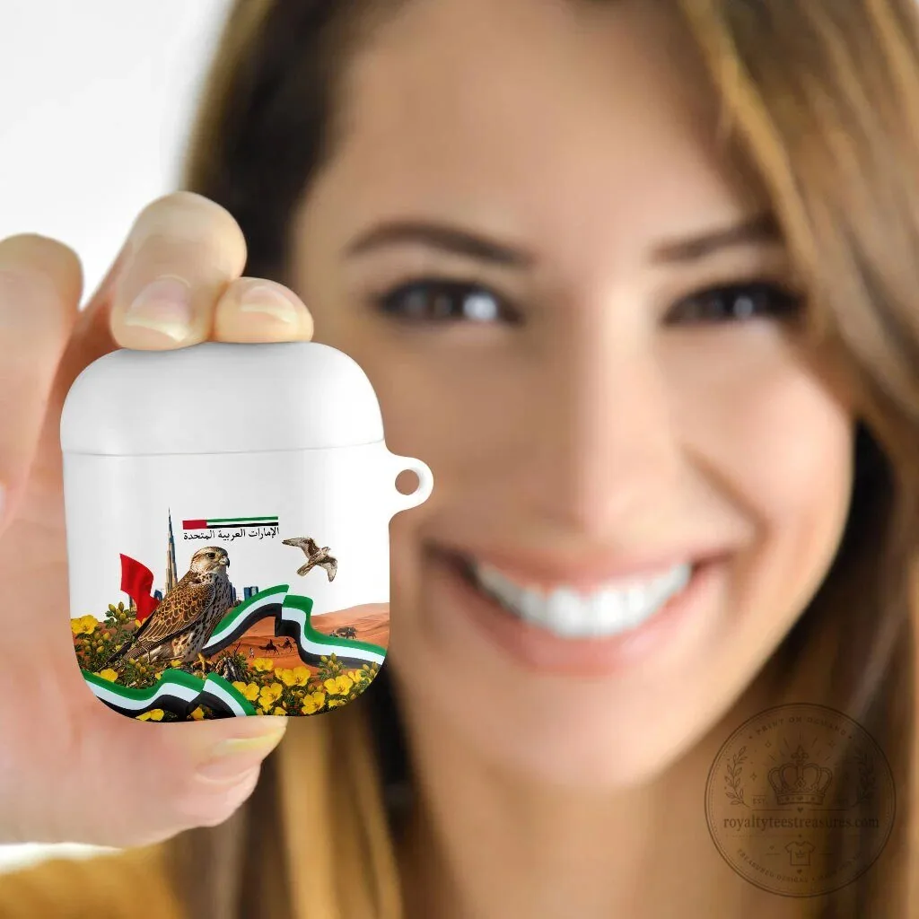 United Arab Emirates National Day Falcon Burj Khalifa AirPods Case 7 United Arab Emirates National Day Falcon Burj Khalifa AirPods Case