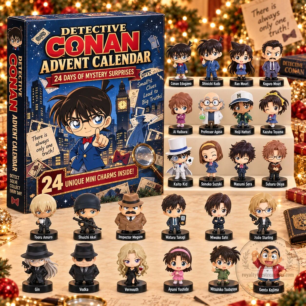 Detective Conan Advent Calendar 24 Days of Mystery Surprises Figurine Set