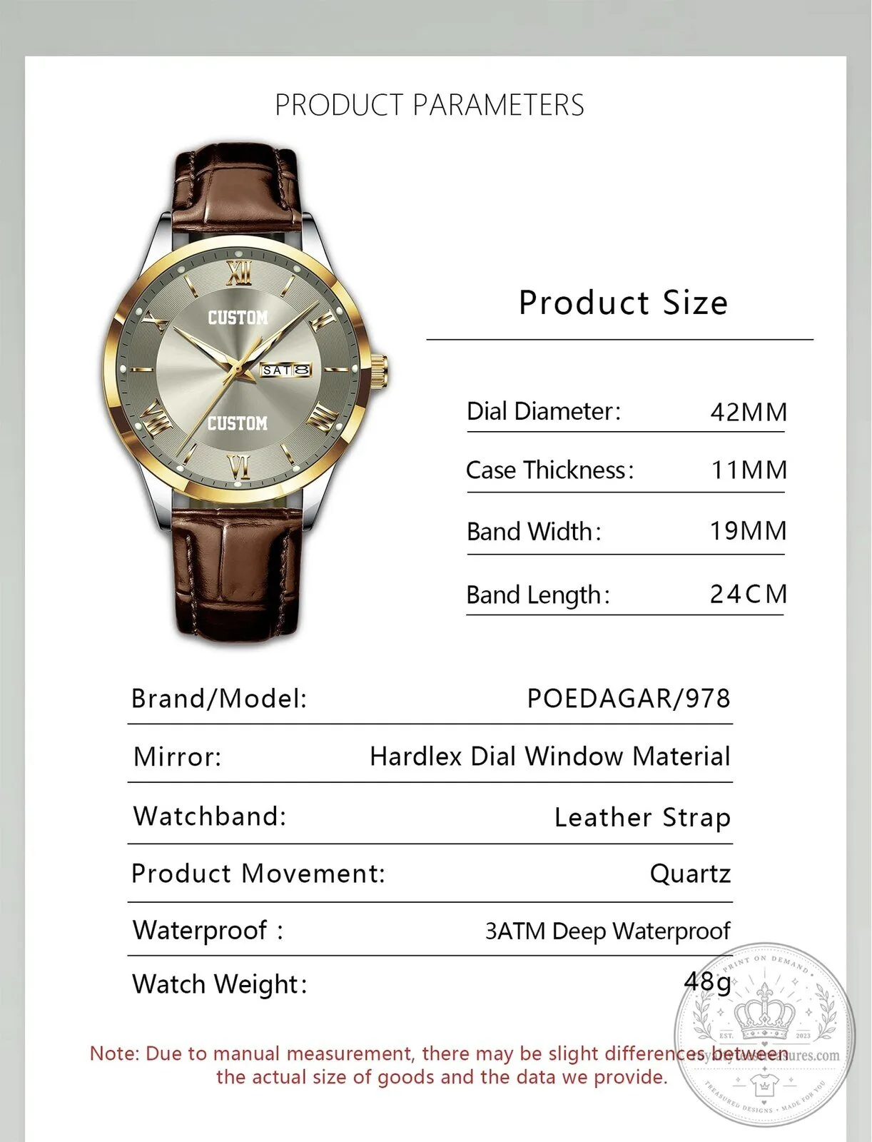 Tesla Custom Name Elegant Fashion Design Leather Men's Watch 21 Tesla Custom Name Elegant Fashion Design Leather Men