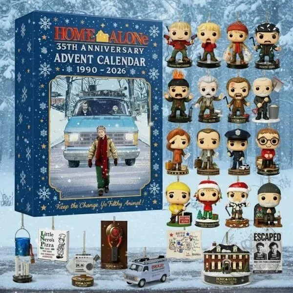 Home Alone 35th Anniversary Advent Calendar 1990-2026 Classic Movie Countdown