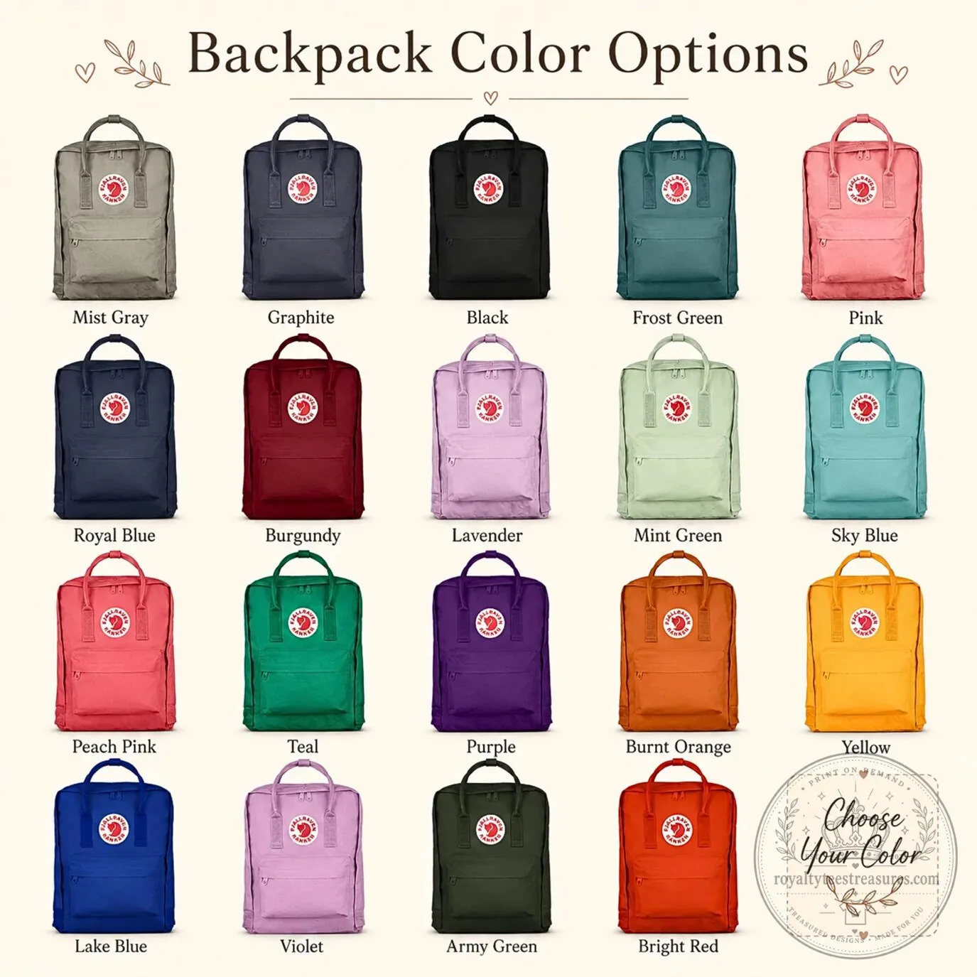 Fjallraven Kanken Backpack with Taylor Swift Embroidery 6 Fjallraven Kanken Backpack with Taylor Swift Embroidery