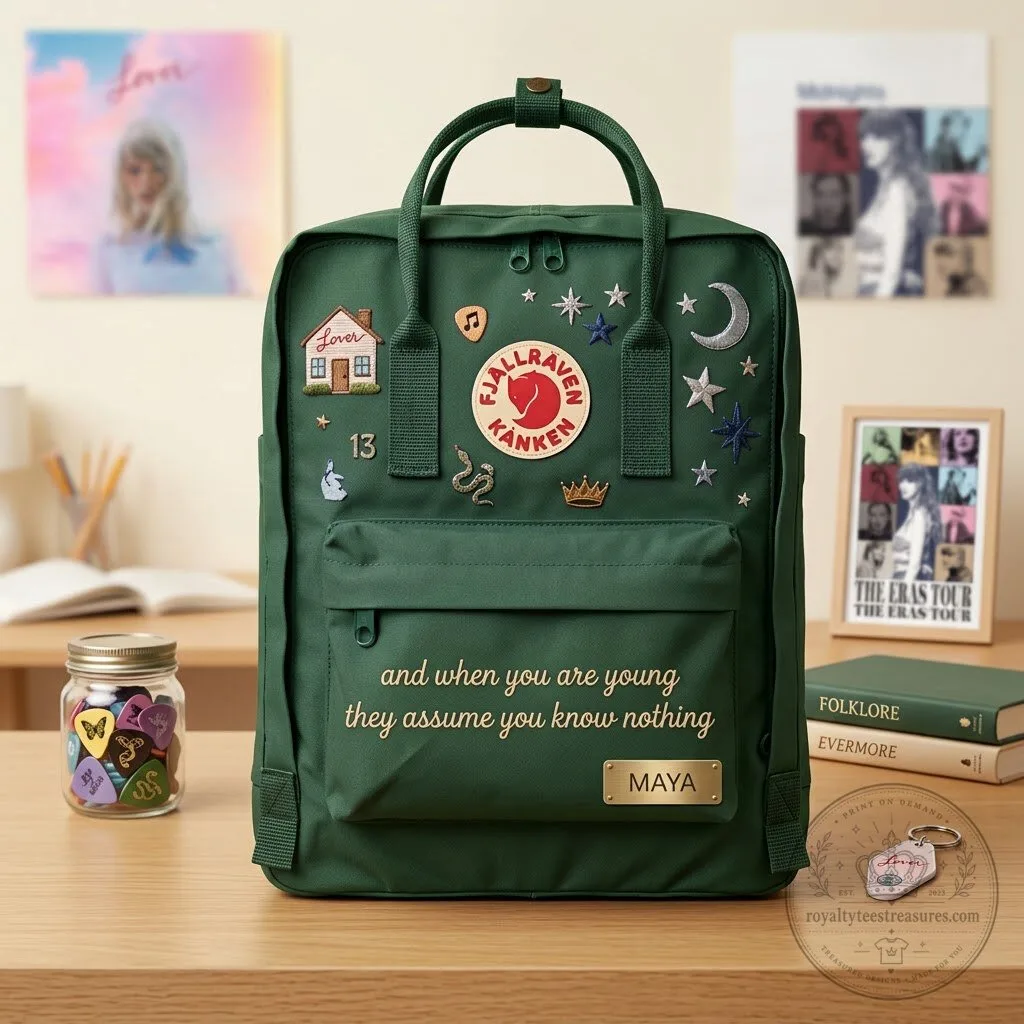 Fjallraven Kanken Backpack with Taylor Swift Embroidery 9 Fjallraven Kanken Backpack with Taylor Swift Embroidery