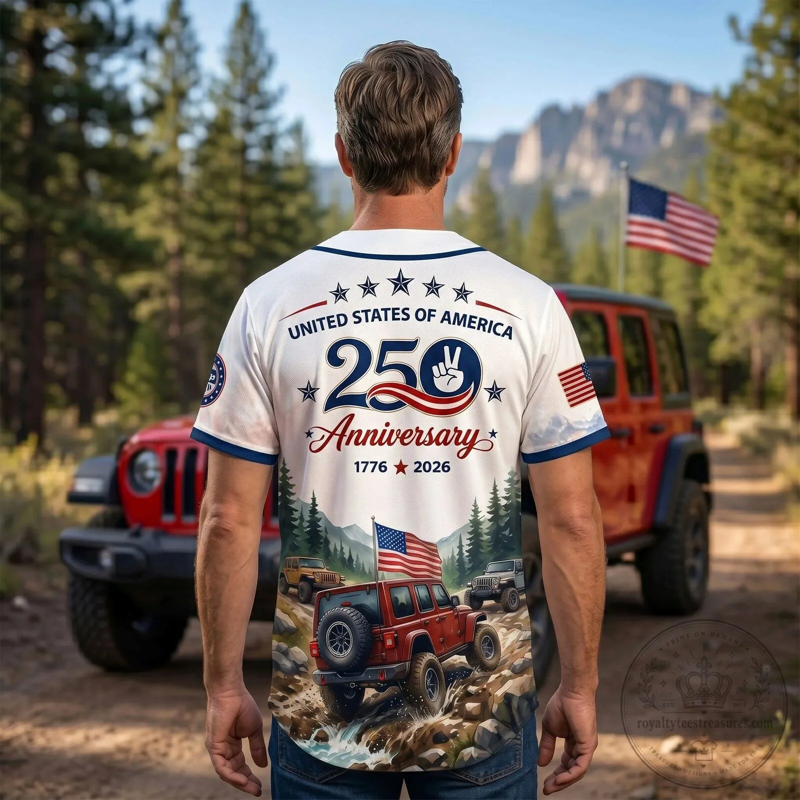 Jeep Off-Road USA 250th Anniversary American Flag Baseball Jersey 4 Jeep Off-Road USA 250th Anniversary American Flag Baseball Jersey