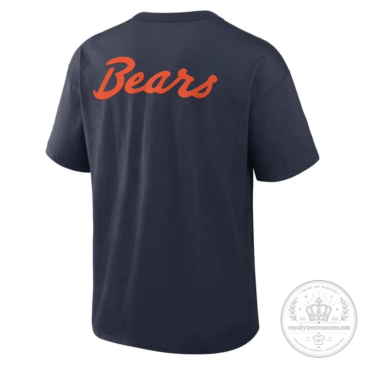 Chicago Bears Shirt Men's Navy Blue Nike Rivalry Max 90 T-Shirt 5 Chicago Bears Shirt Men