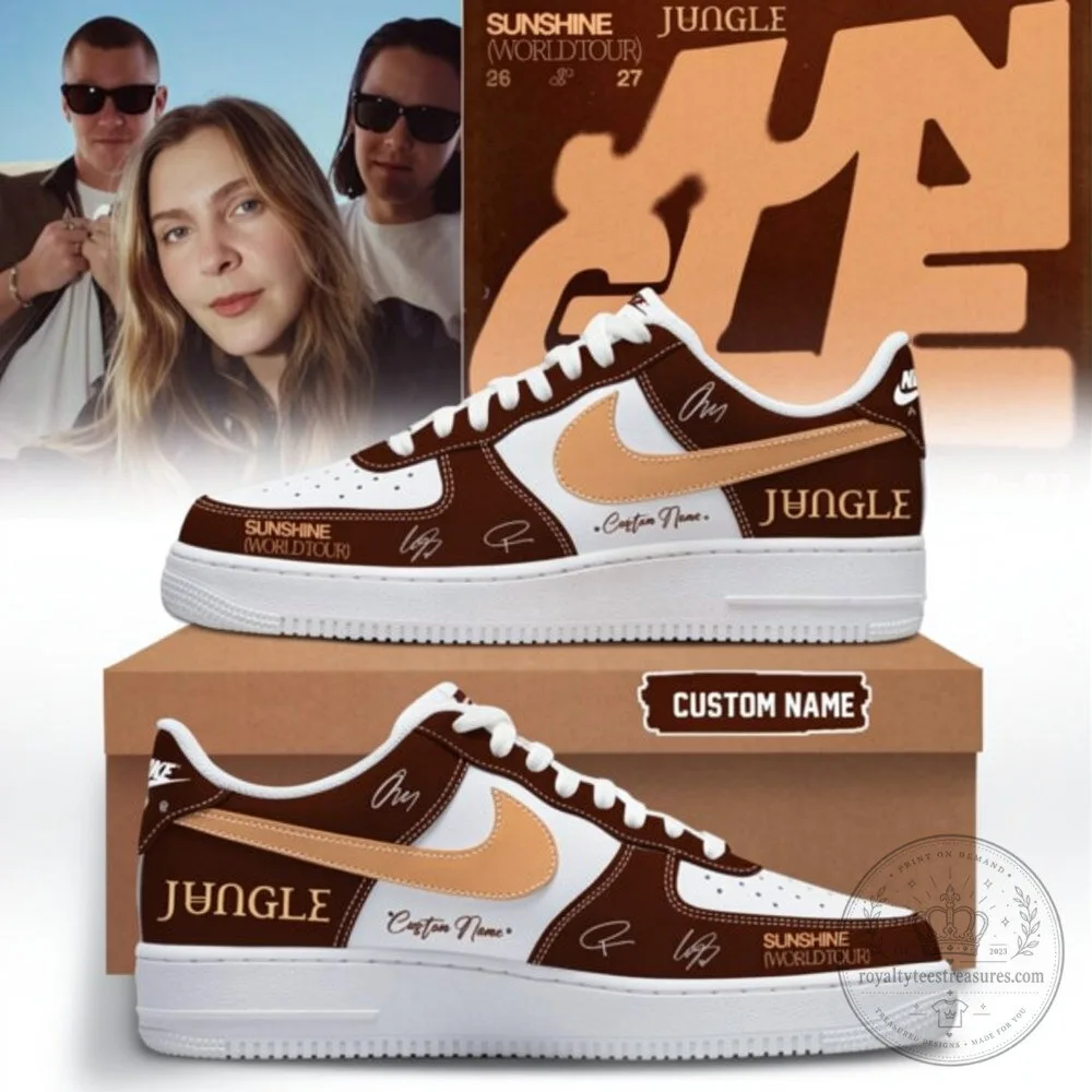 Jungle Band Sunshine World Tour Custom Name Air Force 1 Shoes