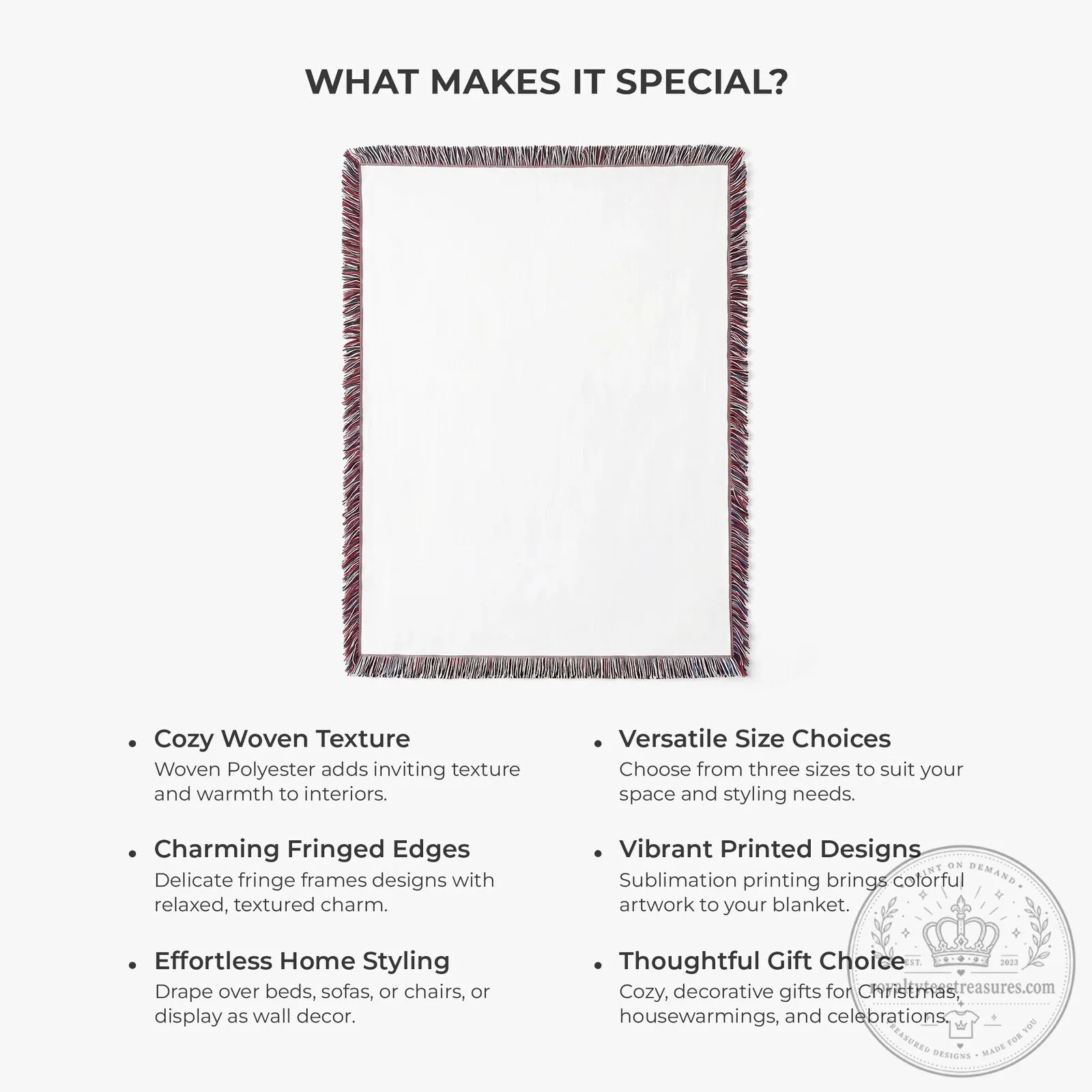 Sending You A Big Hug Woven Blanket - Custom Memorial Gift 11 Sending You A Big Hug Woven Blanket - Custom Memorial Gift