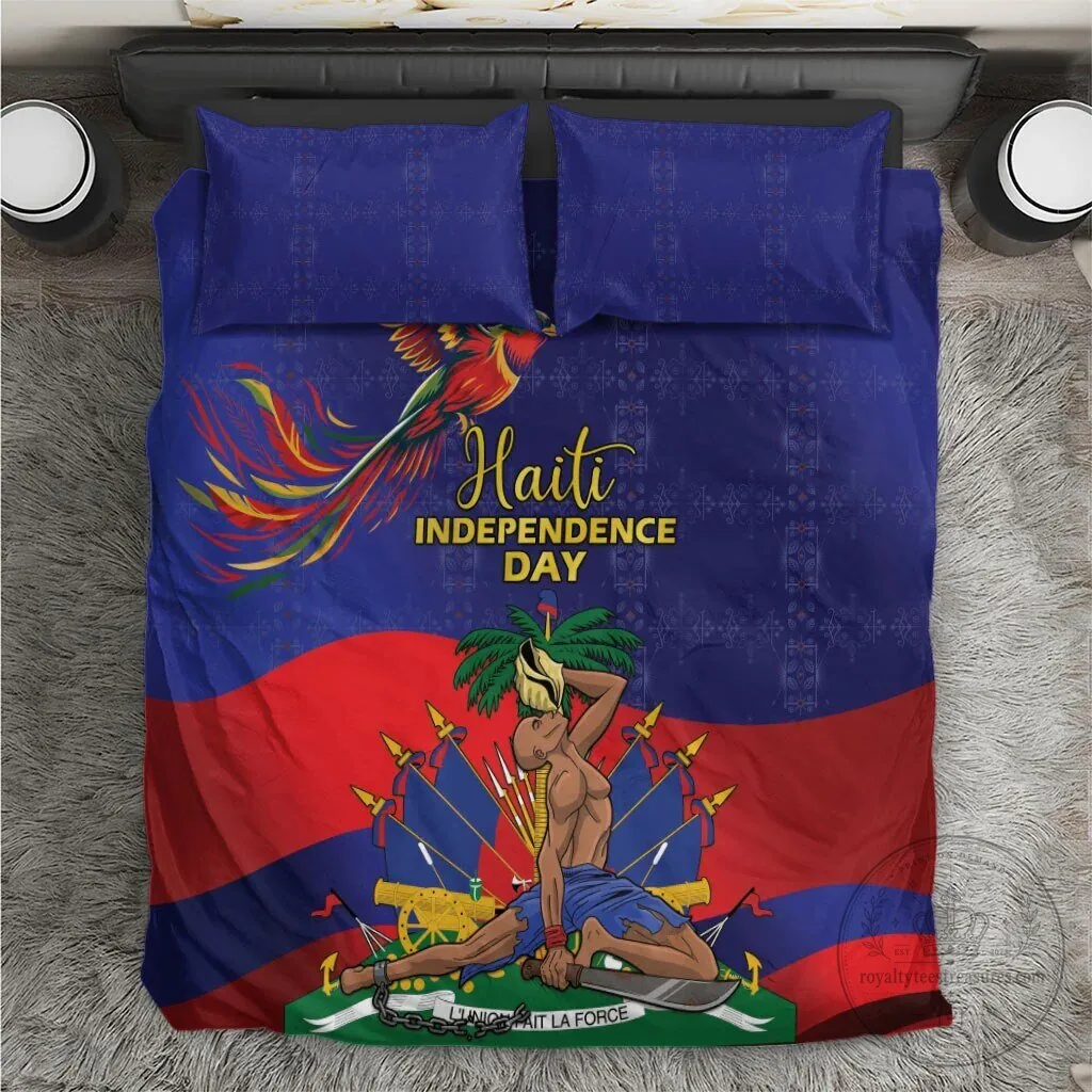 Haiti Independence Day Freedom Heritage Duvet Cover Bedding Set