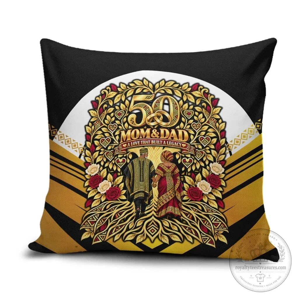 Funny Italians Lives Matter Because Who's Gonna Make The Sauce Tumbler 6 African 50th Anniversary Wedding Pillow Cover for Mom and Dad - A Love That Built A Legacy