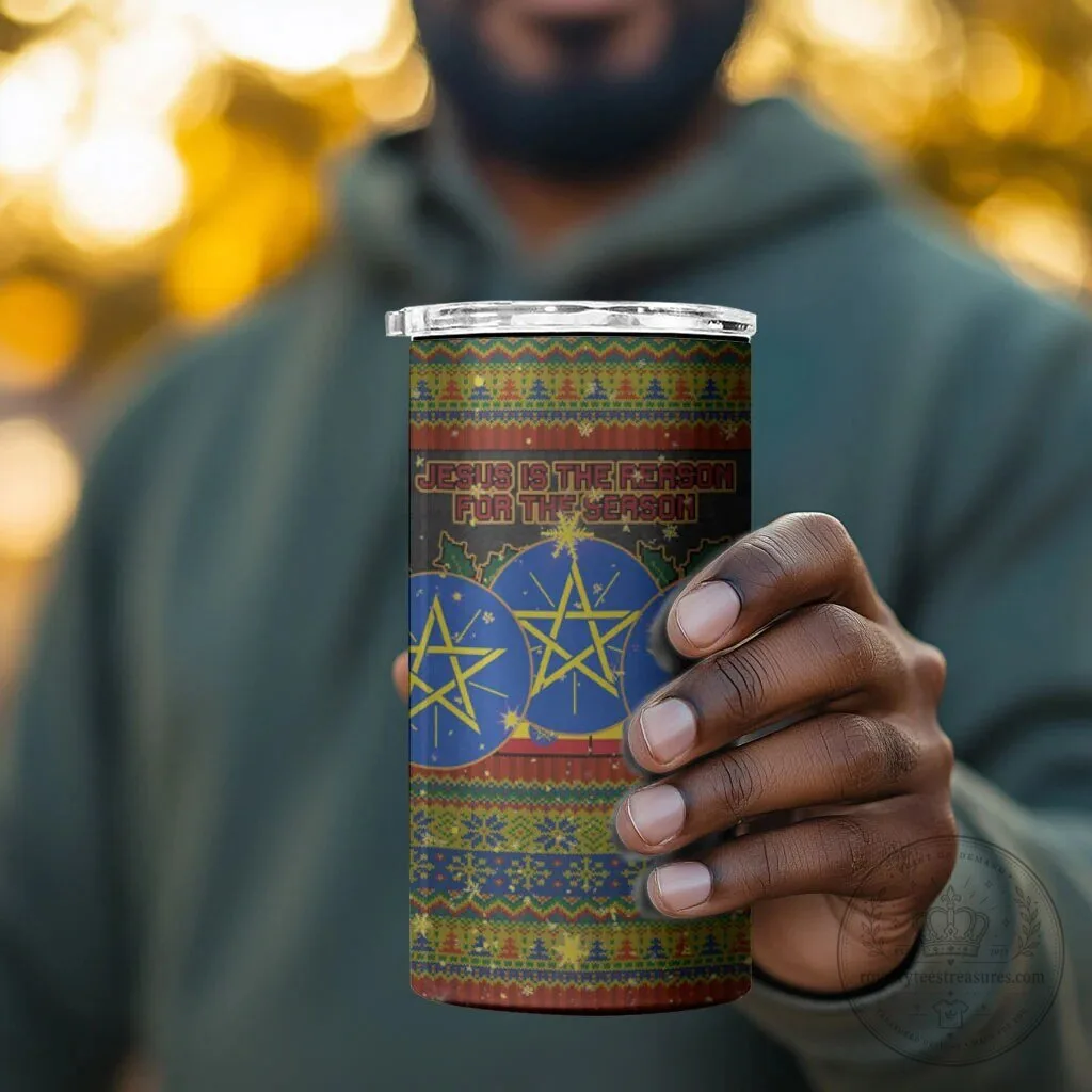 Ethiopian Melkam Genna Jesus Christmas Can Cooler Tumbler 13 Ethiopian Melkam Genna Jesus Christmas Can Cooler Tumbler