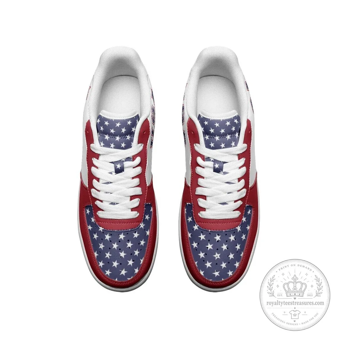 USA Flag Patriotic Stars and Stripes Custom Printed Low Top Sneakers 6 USA Flag Patriotic Stars and Stripes Custom Printed Low Top Sneakers