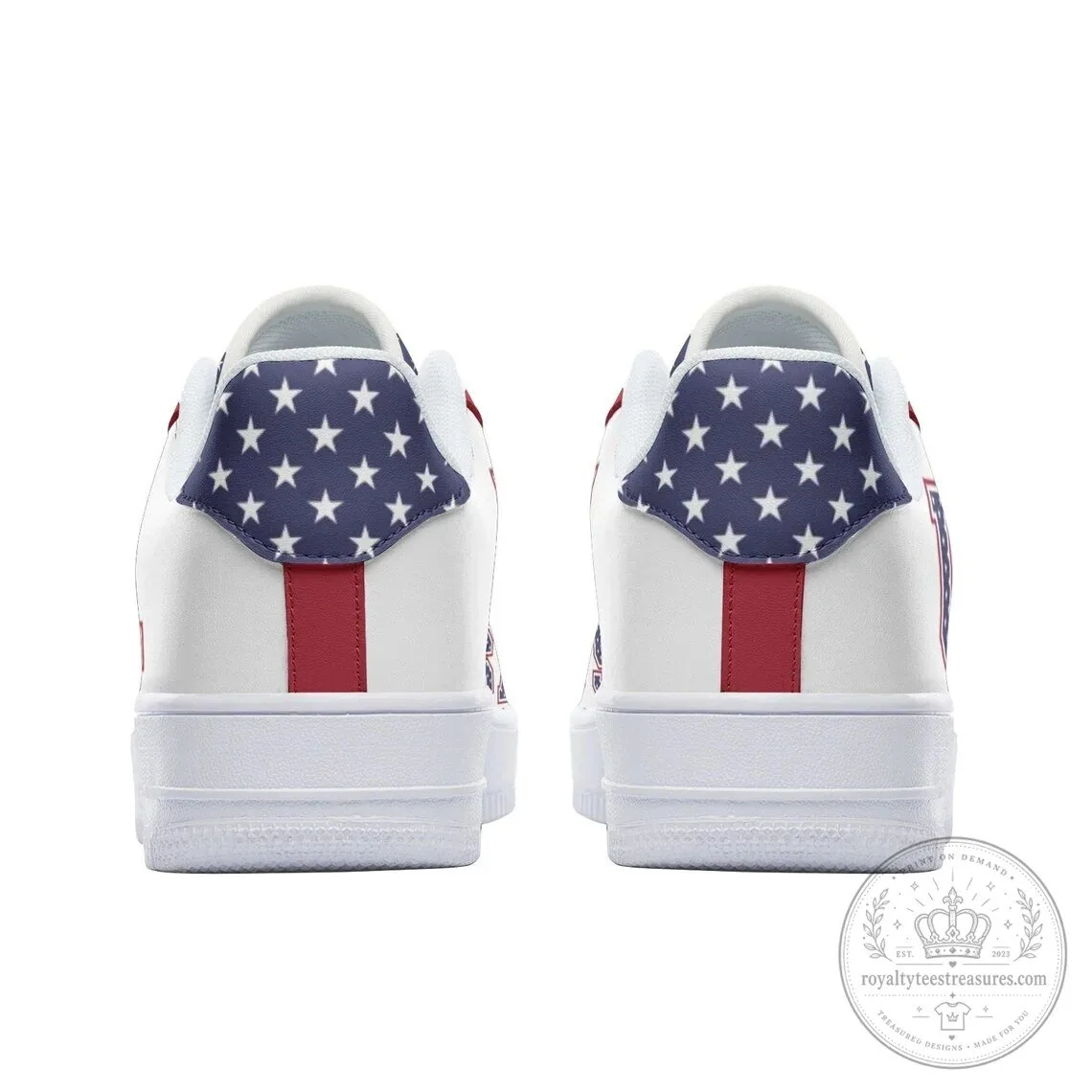 USA Flag Patriotic Stars and Stripes Custom Printed Low Top Sneakers 7 USA Flag Patriotic Stars and Stripes Custom Printed Low Top Sneakers