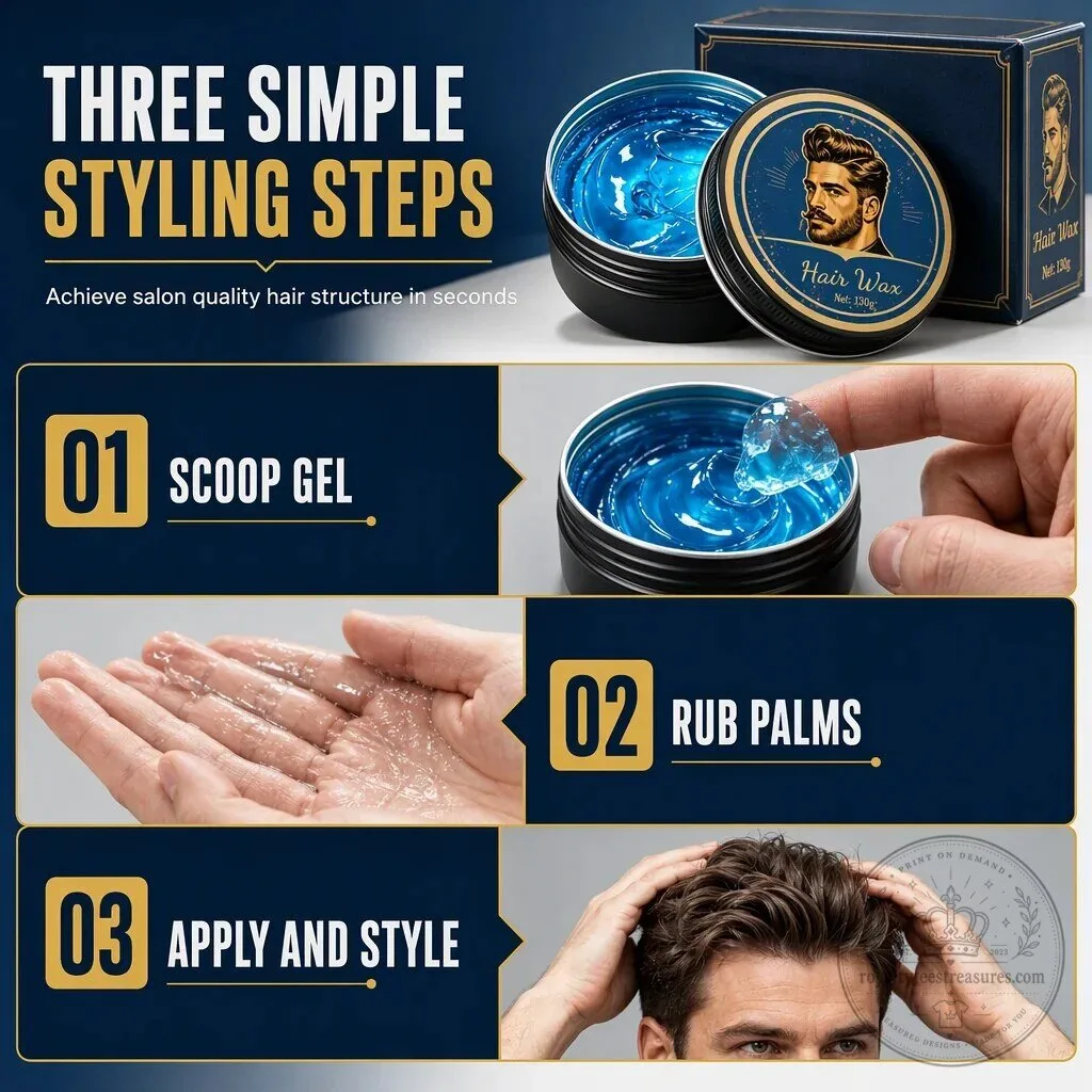 Cologne Scented Hair Wax for Men, Strong Hold Matte Finish Styling Pomade 12 Cologne Scented Hair Wax for Men, Strong Hold Matte Finish Styling Pomade