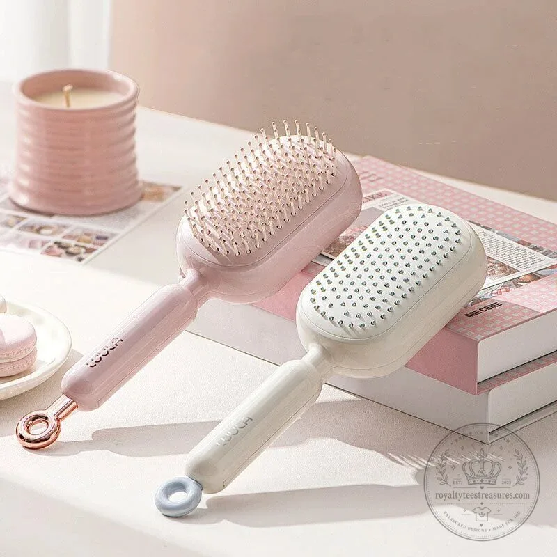Retractable Cushion Hair Brush with Scalp Massage Comb for Detangling Hair 8 Retractable Cushion Hair Brush with Scalp Massage Comb for Detangling Hair
