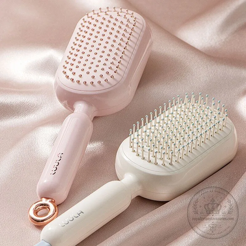 Retractable Cushion Hair Brush with Scalp Massage Comb for Detangling Hair 9 Retractable Cushion Hair Brush with Scalp Massage Comb for Detangling Hair