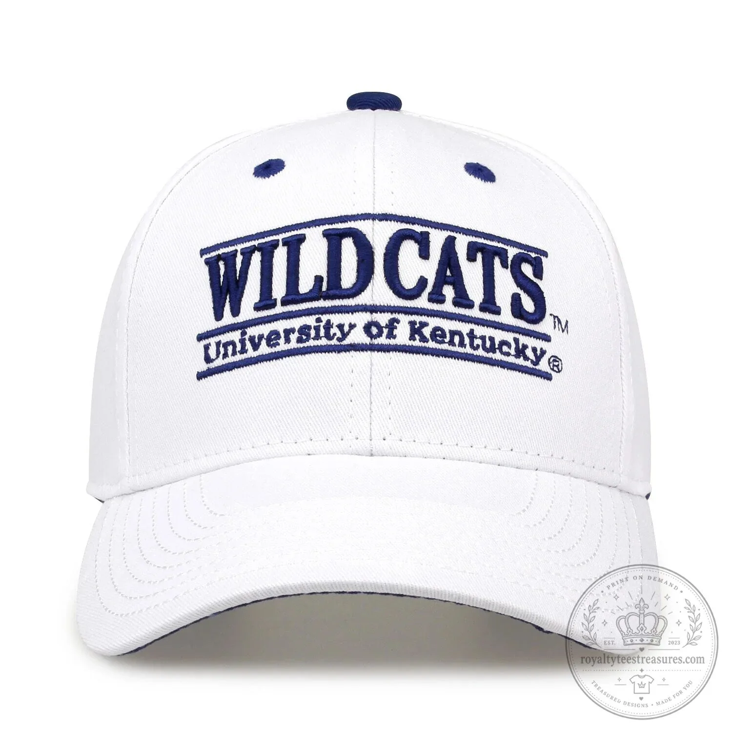 University of Kentucky Wildcats Embroidered Adjustable Baseball Cap Hat 68 University of Kentucky Wildcats Embroidered Adjustable Baseball Cap Hat
