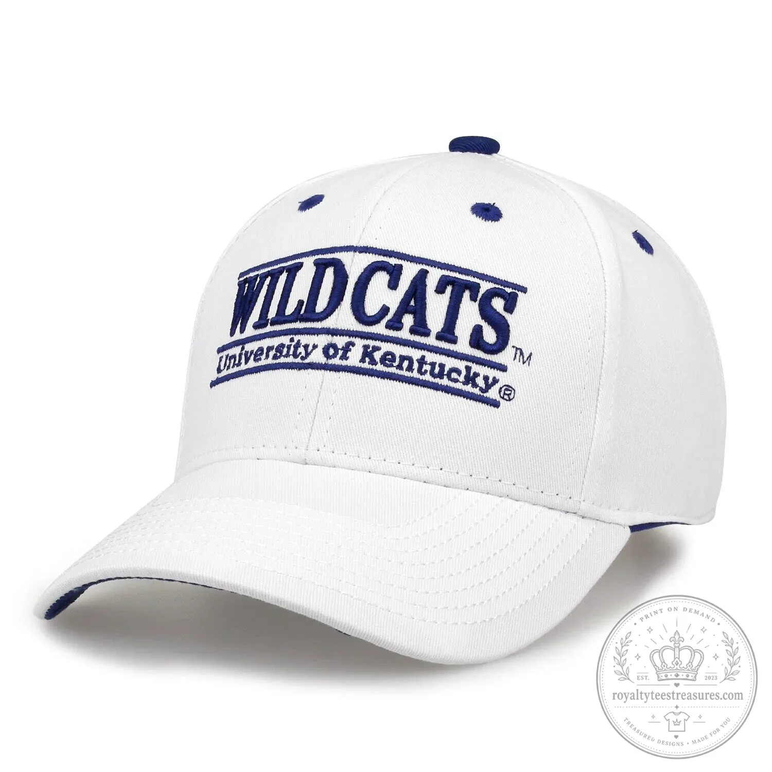 University of Kentucky Wildcats Embroidered Adjustable Baseball Cap Hat 69 University of Kentucky Wildcats Embroidered Adjustable Baseball Cap Hat