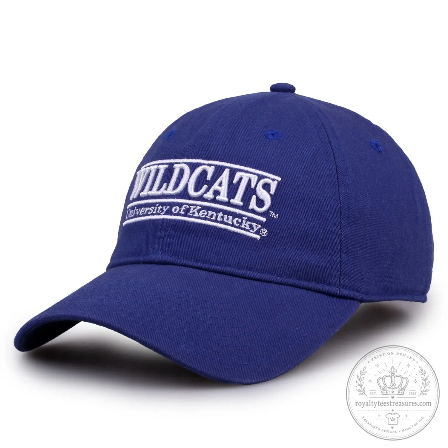 University of Kentucky Wildcats Embroidered Adjustable Baseball Cap Hat 96 University of Kentucky Wildcats Embroidered Adjustable Baseball Cap Hat