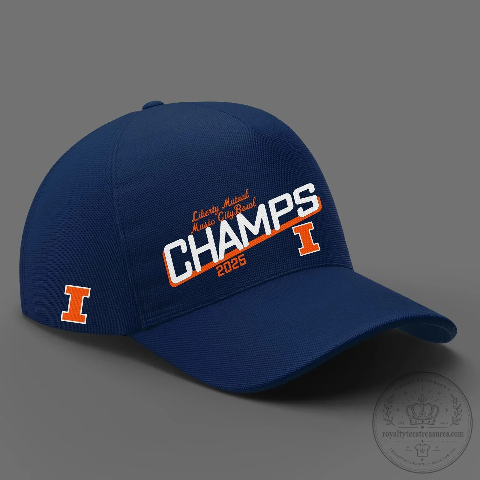 Illinois Fighting Illini 2025 Music City Bowl Champions T-Shirt 7 Illinois Fighting Illini 2025 Music City Bowl Champions T-Shirt