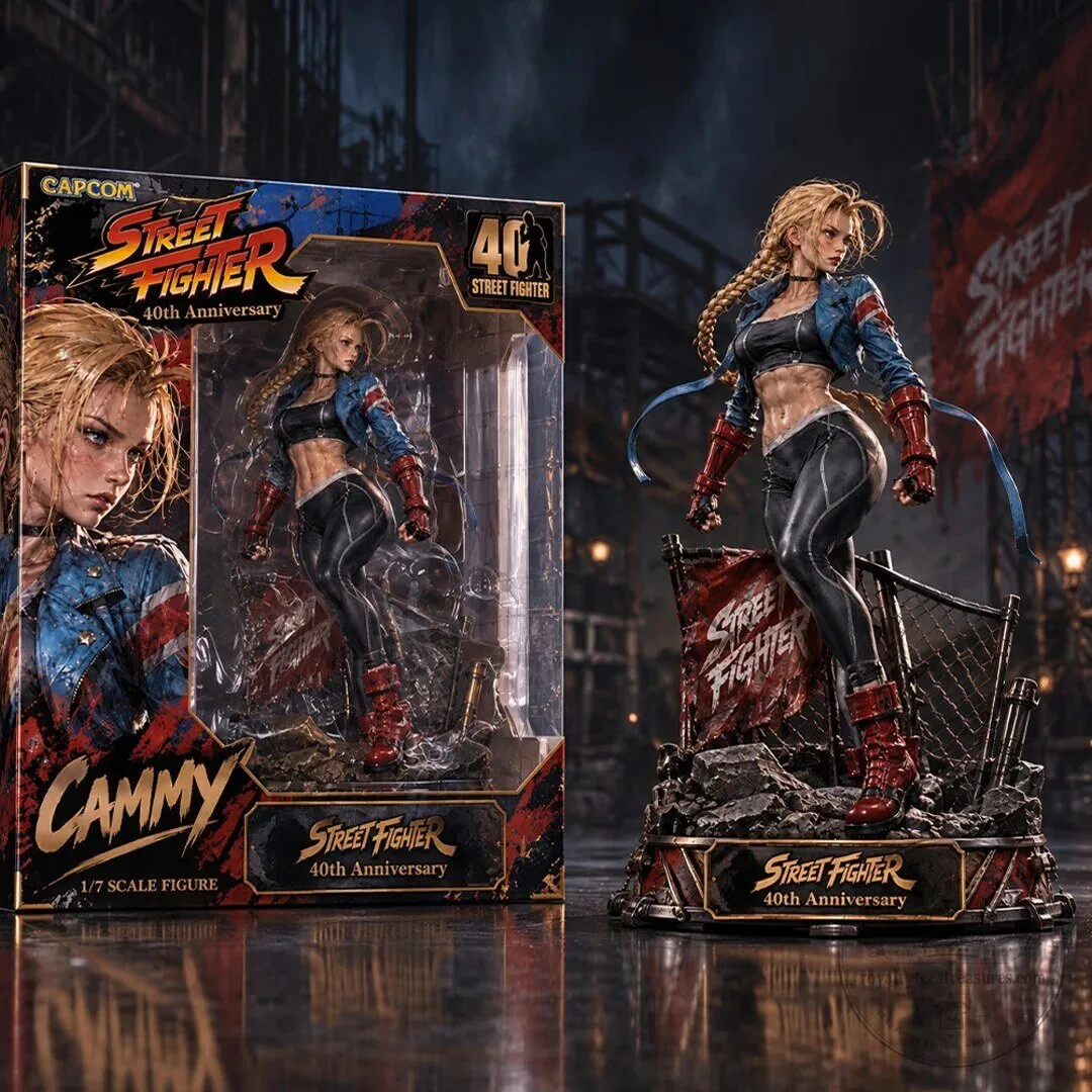 Street Fighter Cammy White 40th Anniversary Collectible Statue Figurine