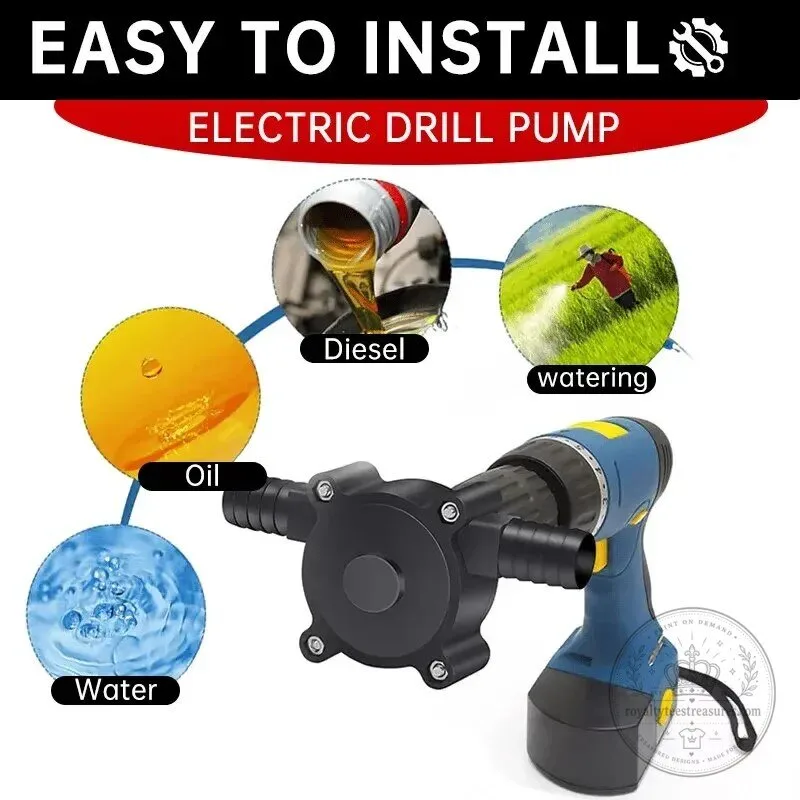 Portable Electric Drill Pump Water Transfer Tool for Home and Garden Use 14 Portable Electric Drill Pump Water Transfer Tool for Home and Garden Use